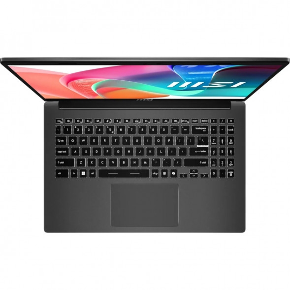 Ноутбук MSI Modern 15 F1MXG-1278XRU (15.6&amp;quot;, IPS, Intel Core 7 150U 1.8ГГц, 10 ядер, 16ГБ DDR5, 512ГБ SSD, Intel Iris Xe Graphics, без ОС), серый в Сочи