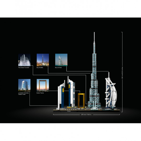 Конструктор LEGO Architecture 21052 Дубай в Сочи