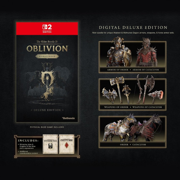 Игра The Elder Scrolls IV: Oblivion Remastered. Deluxe Edition [Nintendo Switch 2, английская версия] в Сочи