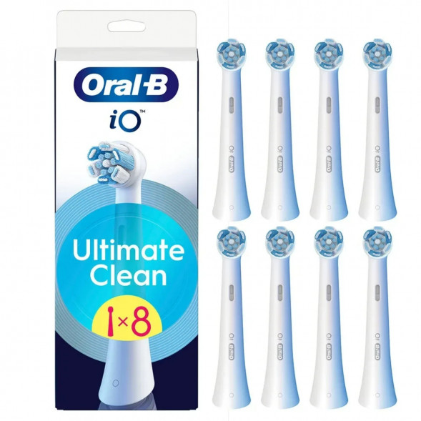 Сменные насадки Oral-B iO Series Ultimate Clean 360, 8 шт., белый в Сочи