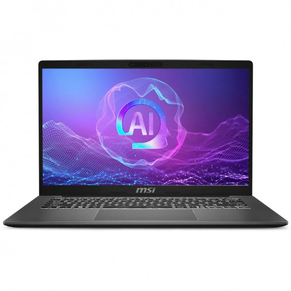 Ноутбук MSI Modern A14 AI+ F3HMG-041XRU (14&amp;quot;, IPS, AMD Ryzen AI 5 330 2ГГц, 4 ядра, 16ГБ DDR5, 512ГБ SSD, AMD Radeon 820M, без ОС), серый в Сочи