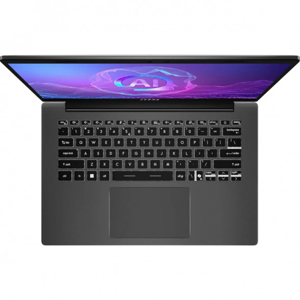 Ноутбук MSI Modern A14 AI+ F3HMG-041XRU (14&amp;quot;, IPS, AMD Ryzen AI 5 330 2ГГц, 4 ядра, 16ГБ DDR5, 512ГБ SSD, AMD Radeon 820M, без ОС), серый в Сочи