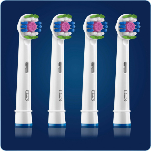 Насадки на зубные щетки Oral-B 3D White, 4 шт. в Сочи
