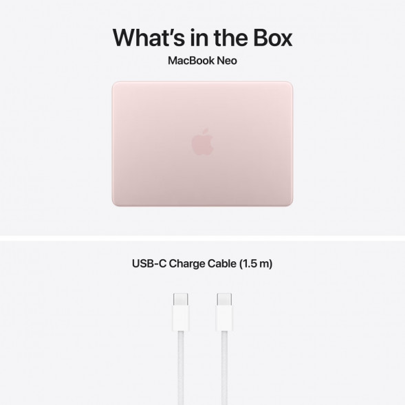 Ноутбук Apple MacBook Neo MHFJ4 (A18 Pro 5-Core GPU, 8/512GB), Розовый/Blush в Сочи