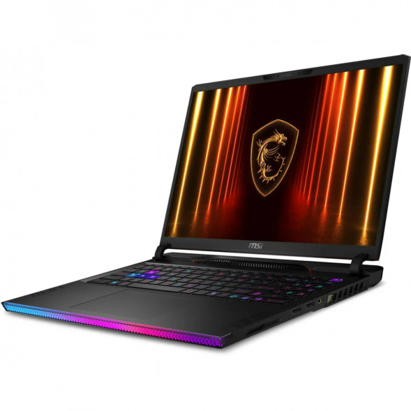 Ноутбук MSI Raider 16 HX AI A2XWHG-814XRU (16&amp;quot;, IPS, Intel Core Ultra 7 255HX 2.4ГГц, 20 ядер, 32ГБ DDR5, 1ТБ SSD, NVIDIA GeForce RTX 5070 Ti 12 ГБ, FreeDOS), черный в Сочи