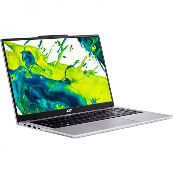 Ноутбук Aser Aspire Lite 15 AL15-53P-56PA (15.6&amp;quot;, IPS, Intel Core 5 120U, 10 ядер, 16 ГБ DDR4, 512 ГБ SSD, Intel Graphics, без ОС), серебристый в Сочи