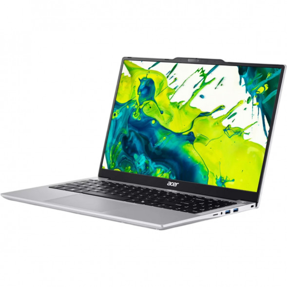 Ноутбук Aser Aspire Lite 15 AL15-53P-56PA (15.6&amp;quot;, IPS, Intel Core 5 120U, 10 ядер, 16 ГБ DDR4, 512 ГБ SSD, Intel Graphics, без ОС), серебристый в Сочи