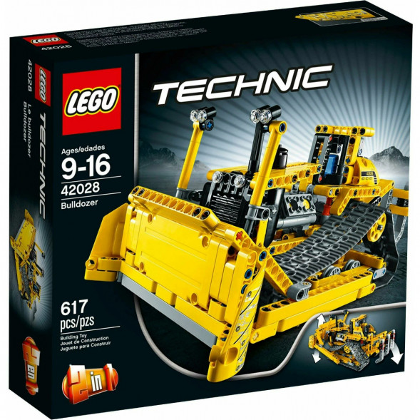 Конструктор LEGO Technic 42028 Бульдозер в Сочи