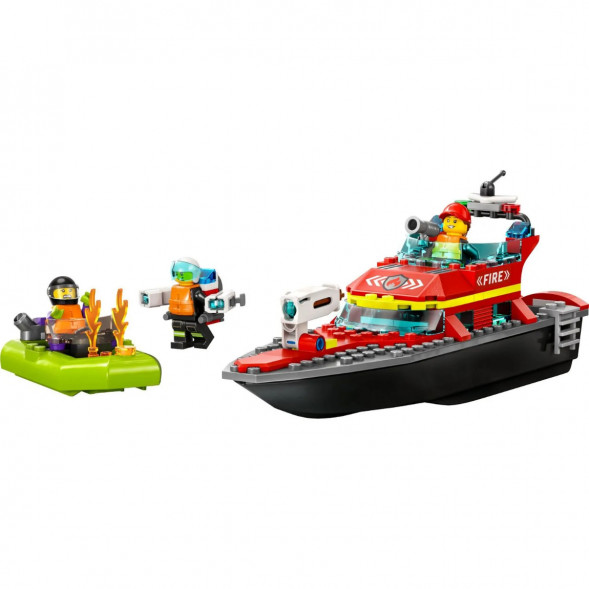 Конструктор LEGO City 60373 &amp;quot;Пожарно-спасательная лодка&amp;quot;, 144 деталей в Сочи