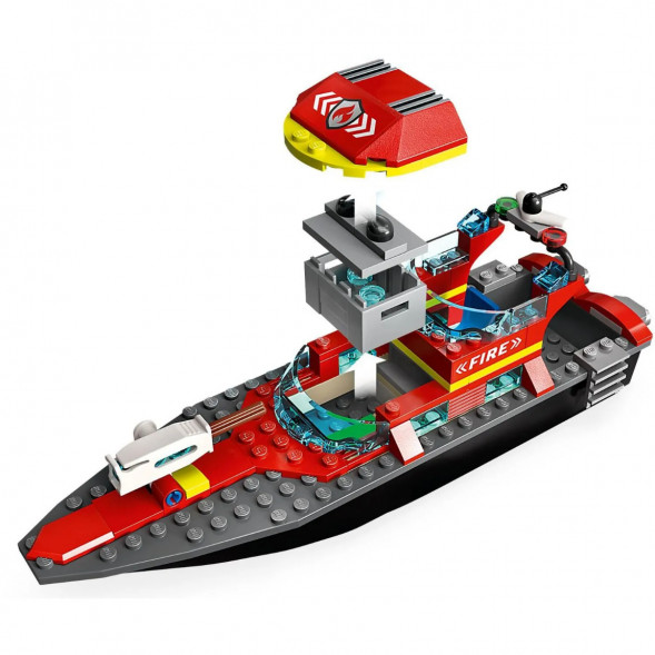Конструктор LEGO City 60373 &amp;quot;Пожарно-спасательная лодка&amp;quot;, 144 деталей в Сочи