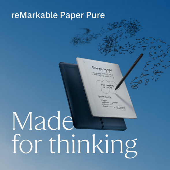 Графический планшет reMarkable Paper Pure+Marker Plus+Sleeve Folio, Ocean Blue в Сочи