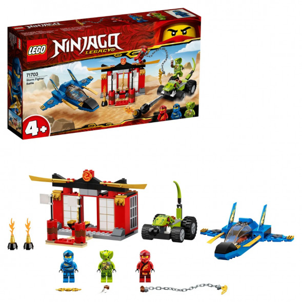 Конструктор LEGO Ninjago 71703 Бой на штормовом истребителе в Сочи